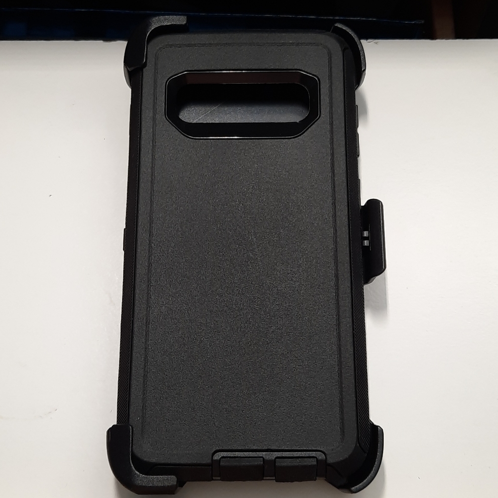 case clip for samsung galaxy s10+ plus black new